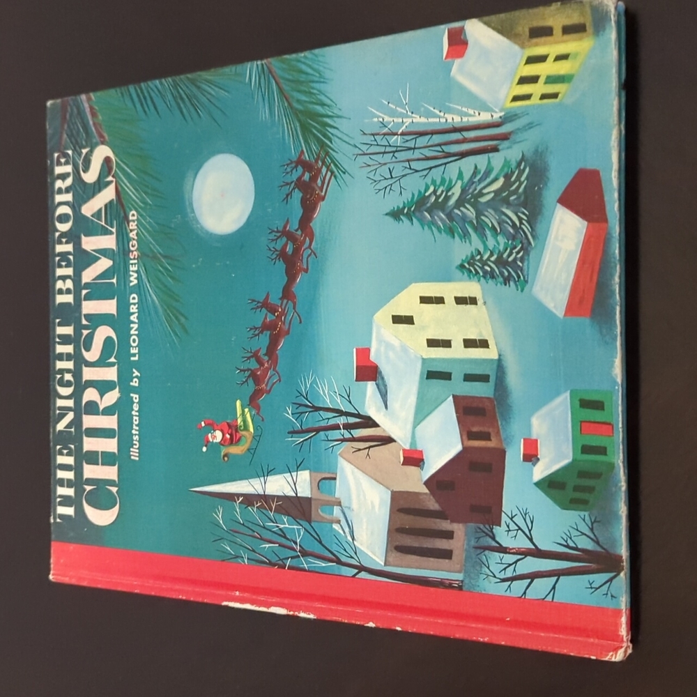 The Night Before Christmas Book Clement Moore Illustrated By Weisgard